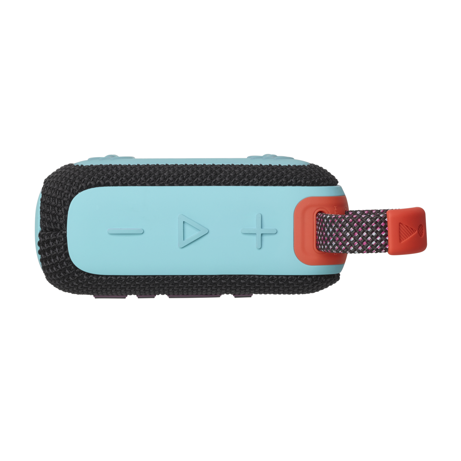 JBL Go 4 - Black and Orange - Ultra-Portable Bluetooth Speaker - Top